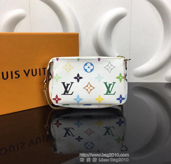 路易威登LV 頂級原單 M58009 白33彩 獨家限量版 飾物包 Pochette Accessories小手袋  YDH2551